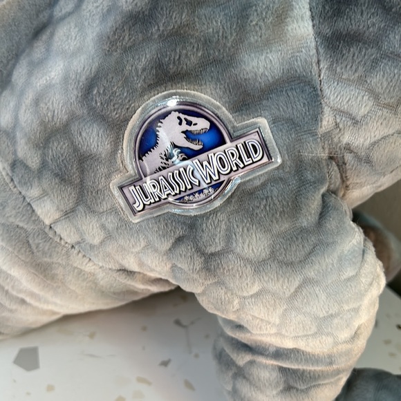 Jurassic World Gray Dinosaur Indominus Rex Plush - Picture 2 of 10